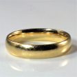 10k Yellow Gold Band | SZ 6.5 | Online