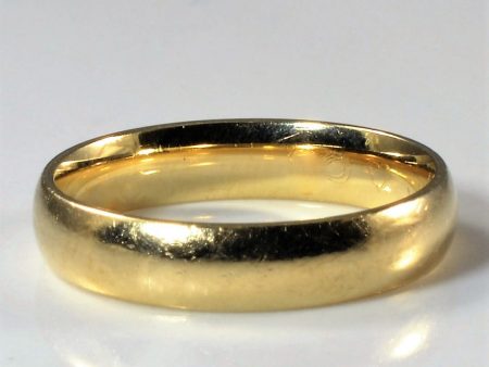 10k Yellow Gold Band | SZ 6.5 | Online