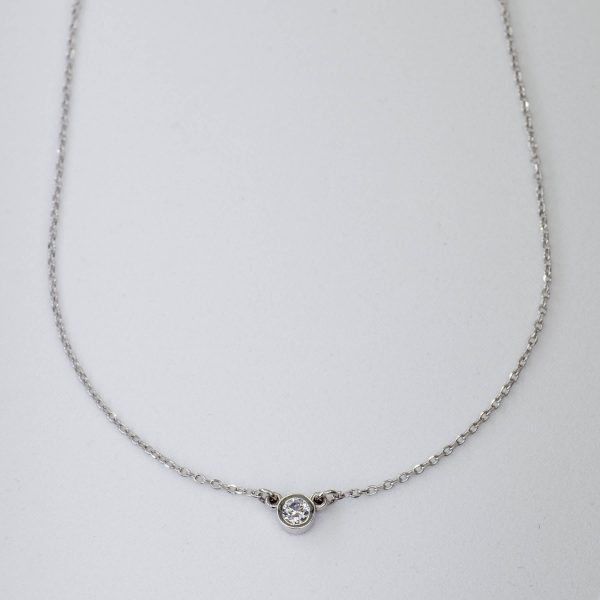 100 Ways  Floating Diamond Necklace | 0.10ct | 18  | Options Available | For Discount