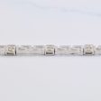 Geometric Diamond Bracelet | 0.22 ctw SZ 6.5  | Online Sale