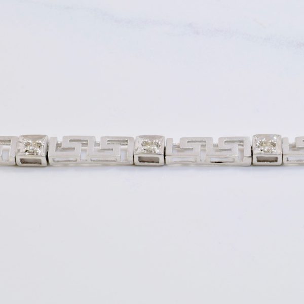 Geometric Diamond Bracelet | 0.22 ctw SZ 6.5  | Online Sale