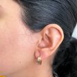 Tri Tone Gold Huggie Earrings | Online Hot Sale