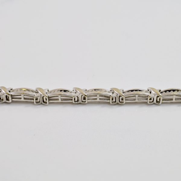 Channel Set Diamond Tennis Bracelet | 0.45 ctw SZ 7.5  | Online Hot Sale