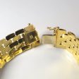 14k Yellow Gold Watch Strap Style Gold Bracelet | 7.5  | Hot on Sale