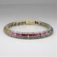 Sapphire Gradient Tennis Bracelet | 9.00ctw, 1.28ctw | 7.75  | Fashion