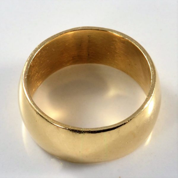 Yellow Gold Cigar Band | SZ 5 | Online Hot Sale