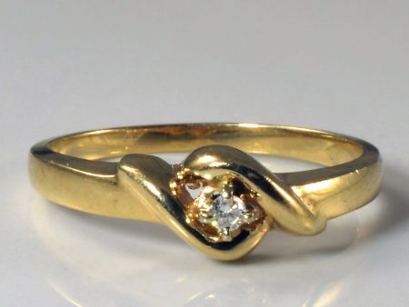 Bypass Diamond Ring | 0.03ct | SZ 6.5 | For Sale