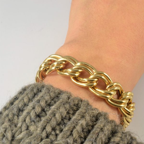 Double Row Cable Chain Bracelet | 8  | Cheap