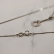 18k White Gold Lariat Style Necklace | 17  | Online