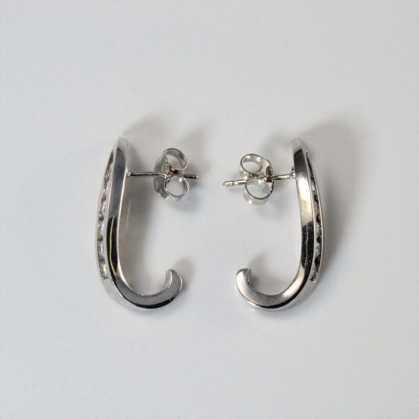 Diamond Wave Stud Earrings | 0.58ctw | Discount