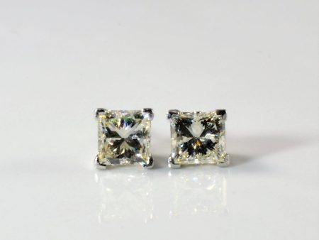 Princess Diamond Stud Earrings | 2.30 ctw | Supply