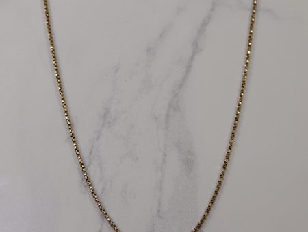 10k Yellow Gold Twisted Box Chain | 27  | Cheap