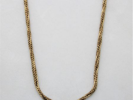 10k Yellow Gold Twisted Wheat Chain | 20  | Online Hot Sale