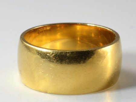 Yellow Gold Cigar Band | SZ 5.25 | Hot on Sale