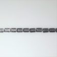 Reversible Patterned Platinum Chain Bracelet | 7  | Hot on Sale