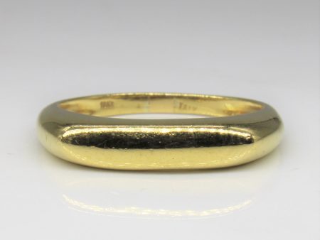 Yellow Gold Bar Band | SZ 7.5 | Online Sale