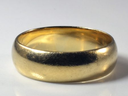 Yellow Gold Cigar Band | SZ 9 | Online Sale