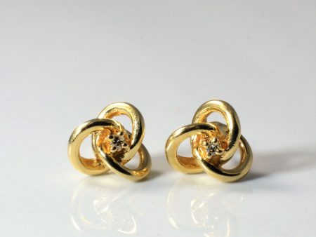 Diamond Knot Earrings | 0.04ctw | Supply