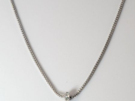 ‘FOPE’ Prima Diamond Rondel Necklace | 0.18ctw | 16  | Online Sale