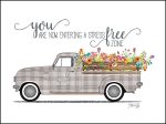 MAZ5184 - Be Happy Vintage Truck - 16x12 For Discount