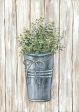 ART1069 - White Berries in Galvanized Pail Online Hot Sale